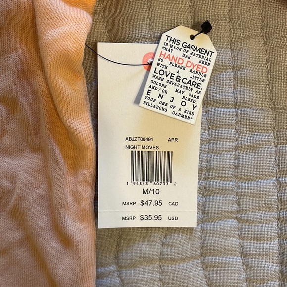 Billabong Night Moves T-Shirt Size: M - Picture 3 of 3